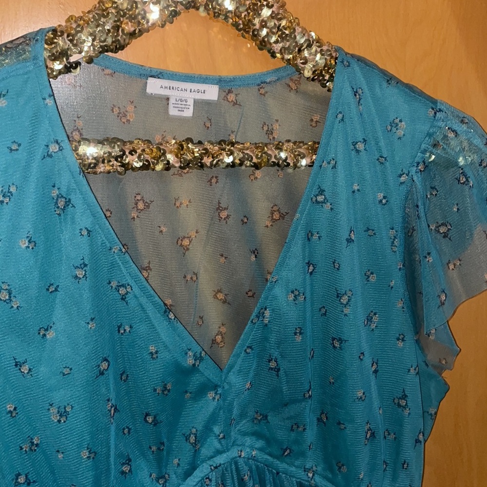 Adorable American Eagle Sheer Top